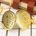 TO MY SON/ DAUGHTER/ DAD" Quartz Pocket Chain Watch (Premium Quality)