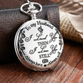 TO MY SON/ DAUGHTER/ DAD" Quartz Pocket Chain Watch (Premium Quality)