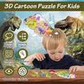 Educational 3D Cartoon Puzzle (Premium Quality)