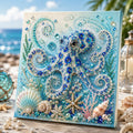✨ Ocean Theme Pearl Art DIY Kit – Relaxing DIY Craft to Create Stunning Coastal Artwork (Premium Quality)