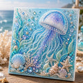 ✨ Ocean Theme Pearl Art DIY Kit – Relaxing DIY Craft to Create Stunning Coastal Artwork (Premium Quality)