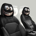 π Funny Cartoon Car Headrest Covers β 2D Universal Fit π (Premium Quality)