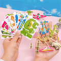 Educational 3D Cartoon Puzzle (Premium Quality)