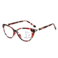 CAT EYE WITH PEARL HINGE PROGRESSIVE MULTIFOCAL READING GLASSES (Premium Quality)