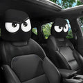 😆 Funny Cartoon Car Headrest Covers – 2D Universal Fit 🚗 (Premium Quality)