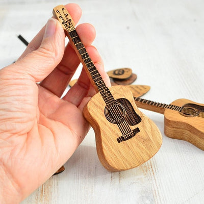 Wooden Acoustic Guitar Pick Box (Premium Quality)