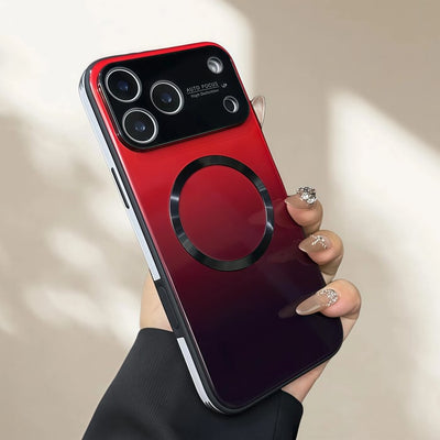 Phone 17 ProMax Gradient Glass-Gloss Case (Premium Quality)