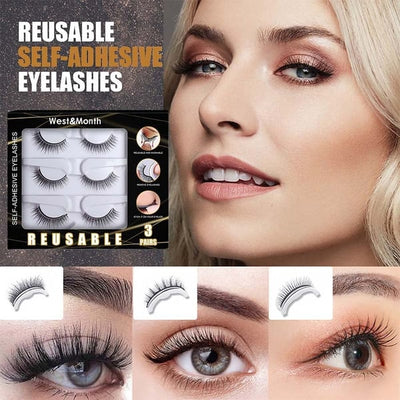 Reusable Self Adhesive Eyelashes (Premium Quality)