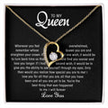 To my Queen – Love Heart Necklace (Premium Quality)