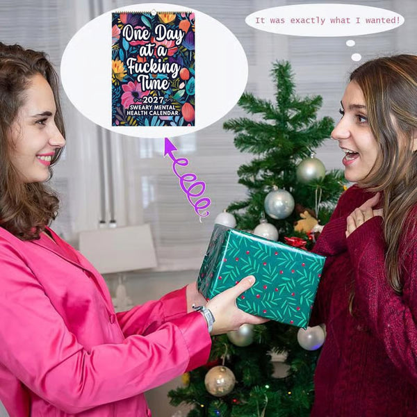📅 2027 Sweary Mental Health Calendar - Perfect for Home Decor & Gift Ideas (Premium Quality)