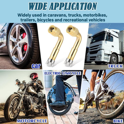 Universal Tyre Valve Extension Adaptor for Car, Bike, Motorcycle, Scooter (Premium Quality)