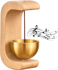 Bring Positive Energy & Peace to Your Home – Elegant Wooden Wind Chime with Magnetic Fixing! (Premium Quality)