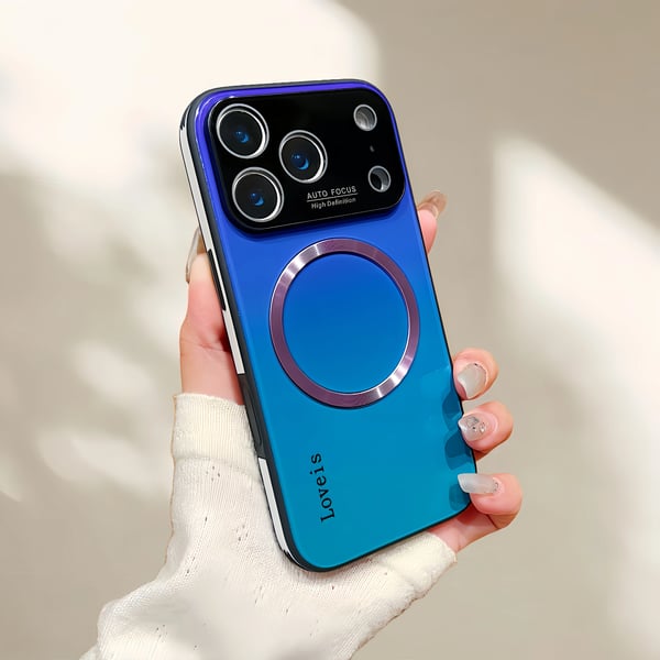 Phone 17 ProMax Gradient Glass-Gloss Case (Premium Quality)