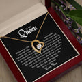 To my Queen – Love Heart Necklace (Premium Quality)