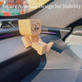 Charming Little Wooden Figure That Sways with 12PCS Magnetic Expressions (Premium Quality)