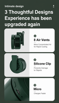 Portable Silent Mini Bladeless Electric Fan (Premium Quality)