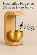 Bring Positive Energy & Peace to Your Home – Elegant Wooden Wind Chime with Magnetic Fixing! (Premium Quality)