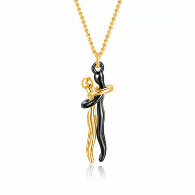Couple Hug Necklace