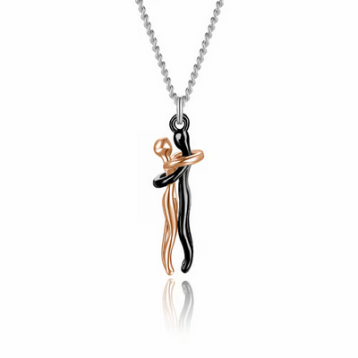 Couple Hug Necklace