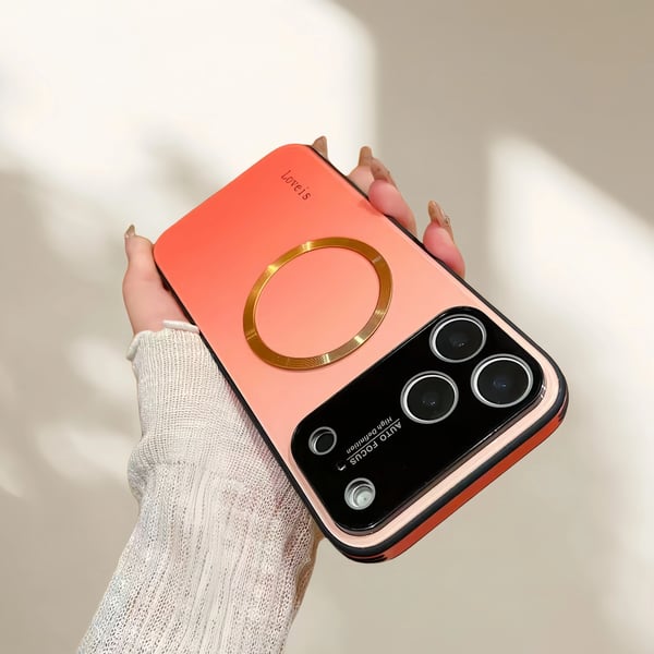 Phone 17 ProMax Gradient Glass-Gloss Case (Premium Quality)