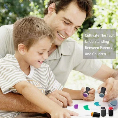 DIY Sponge Finger Painting Kit (Premium Quality)
