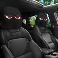 😆 Funny Cartoon Car Headrest Covers – 2D Universal Fit 🚗 (Premium Quality)