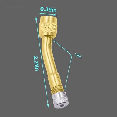 Universal Tyre Valve Extension Adaptor for Car, Bike, Motorcycle, Scooter (Premium Quality)