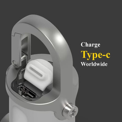 Small USB C Rechargeable Keychain Light (Premium Quality)