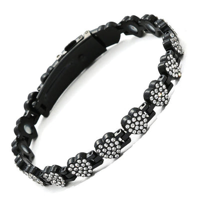 ⏳Time-Limited Special⏰Women's Dazzling Heart-Shaped Magnetic Copper Bracelets (Premium Quality)