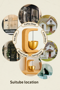 Bring Positive Energy & Peace to Your Home – Elegant Wooden Wind Chime with Magnetic Fixing! (Premium Quality)